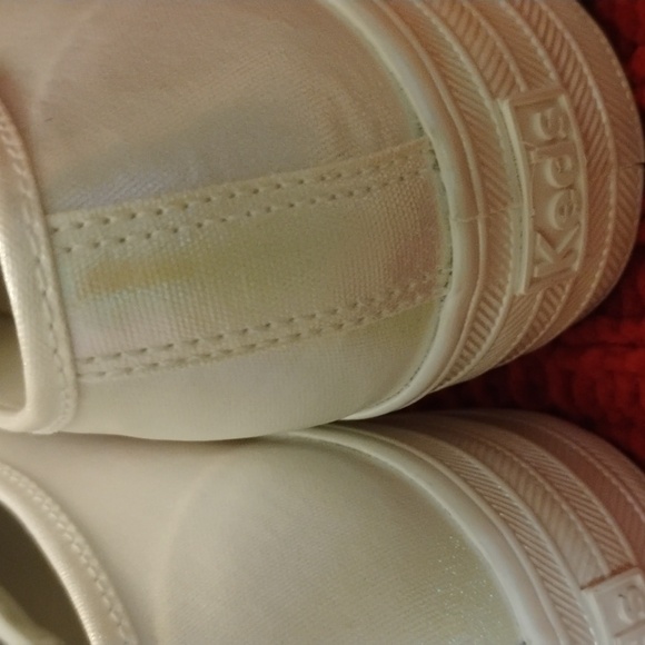 Keds Point Pearlized White Platform Sneakers - Picture 7 of 9